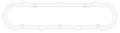 Cometic Buick Big Block V8 .094in Fiber Valve Cover Gasket