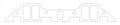 Cometic Chrysler B/RB .060in Fiber Intake Mani Gasket Set-1.229in x 2.310in Rectangle Port
