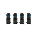 BLOX Racing 11mm Adapter Top (1in) w/Viton O-Ring & Retaining Clip (Set of 4)