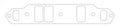 Cometic Buick LC2/LC4/LC6/LC8/LC9/LD5 - Stage I V6 .060in Fiber Intake Manifold Gasket Set