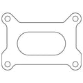 Cometic Holley 2 Barrel 500 CFM .039in Fiber Carburetor Gasket - 3.640in x 1.750in - Open Plenum