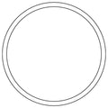 Cometic Holley Airhorn .020in Fiber Carburetor Gasket