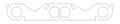 Cometic Chevy Gen1 SB V8 .064in ArmorCore Exhaust Mani Gasket Set-1.810in Round Port