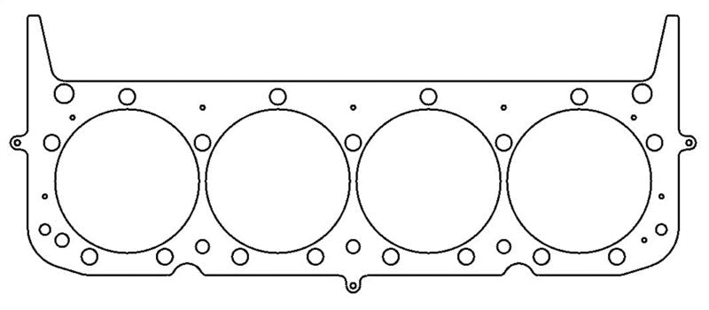Cometic Chevy Small Block BRODIX BD2000 Heads 4.125in Bore .040in MLS Head Gasket