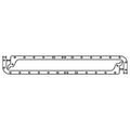 Cometic Jaguar XK6 .060in AFM Oil Pan Gasket Set - Side Rails Only