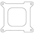 Cometic NASCAR 4 Barrel .047in Fiber Carburetor/Throttle Body Mounting Gasket - Open Plenum