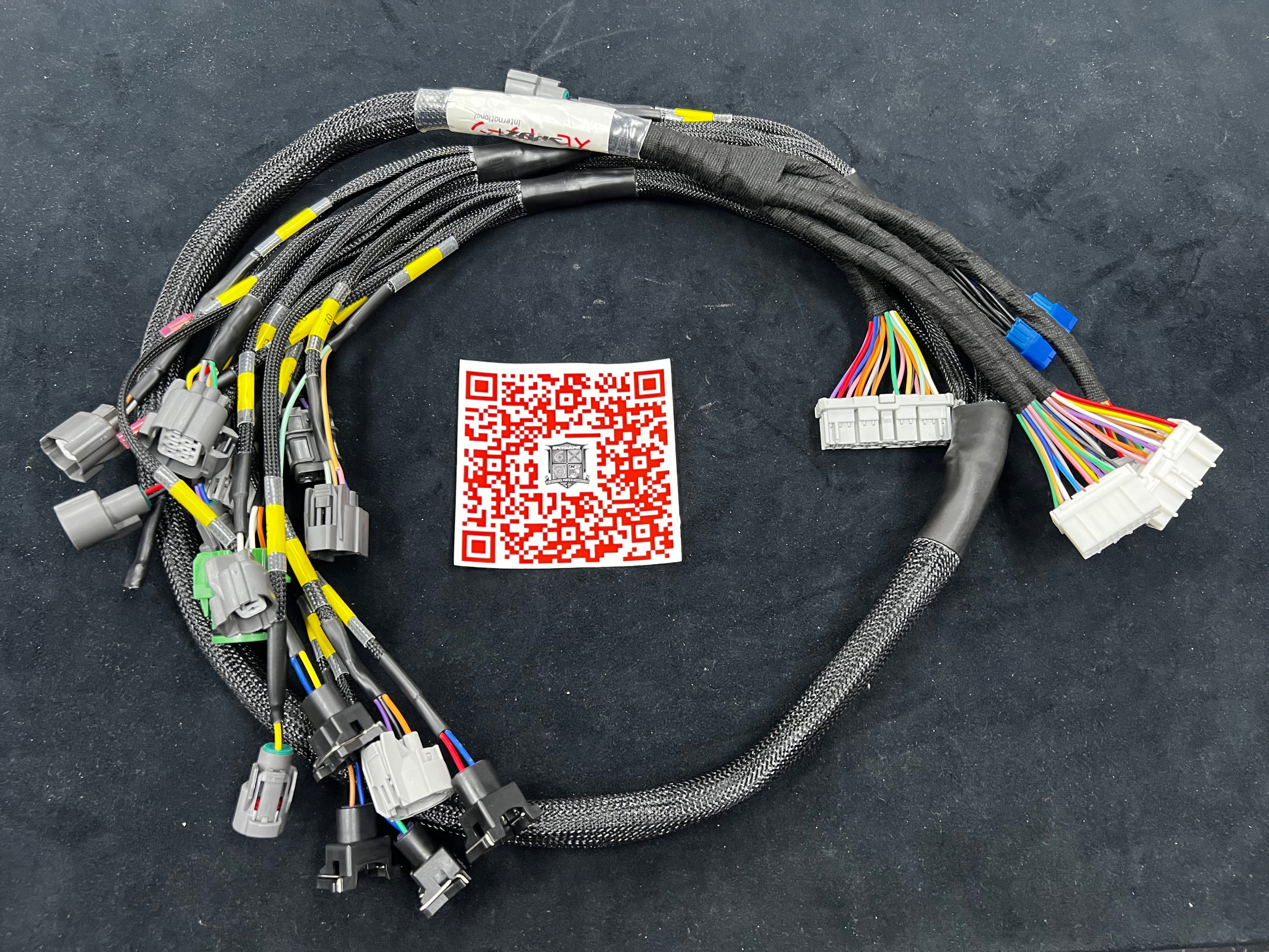 SPDZ1 OBD1 Budget D & B-Series Tucked Engine Harness Civic Integra B18/B18/D16 (OBD1 ENGINE/OBD1 ECU)