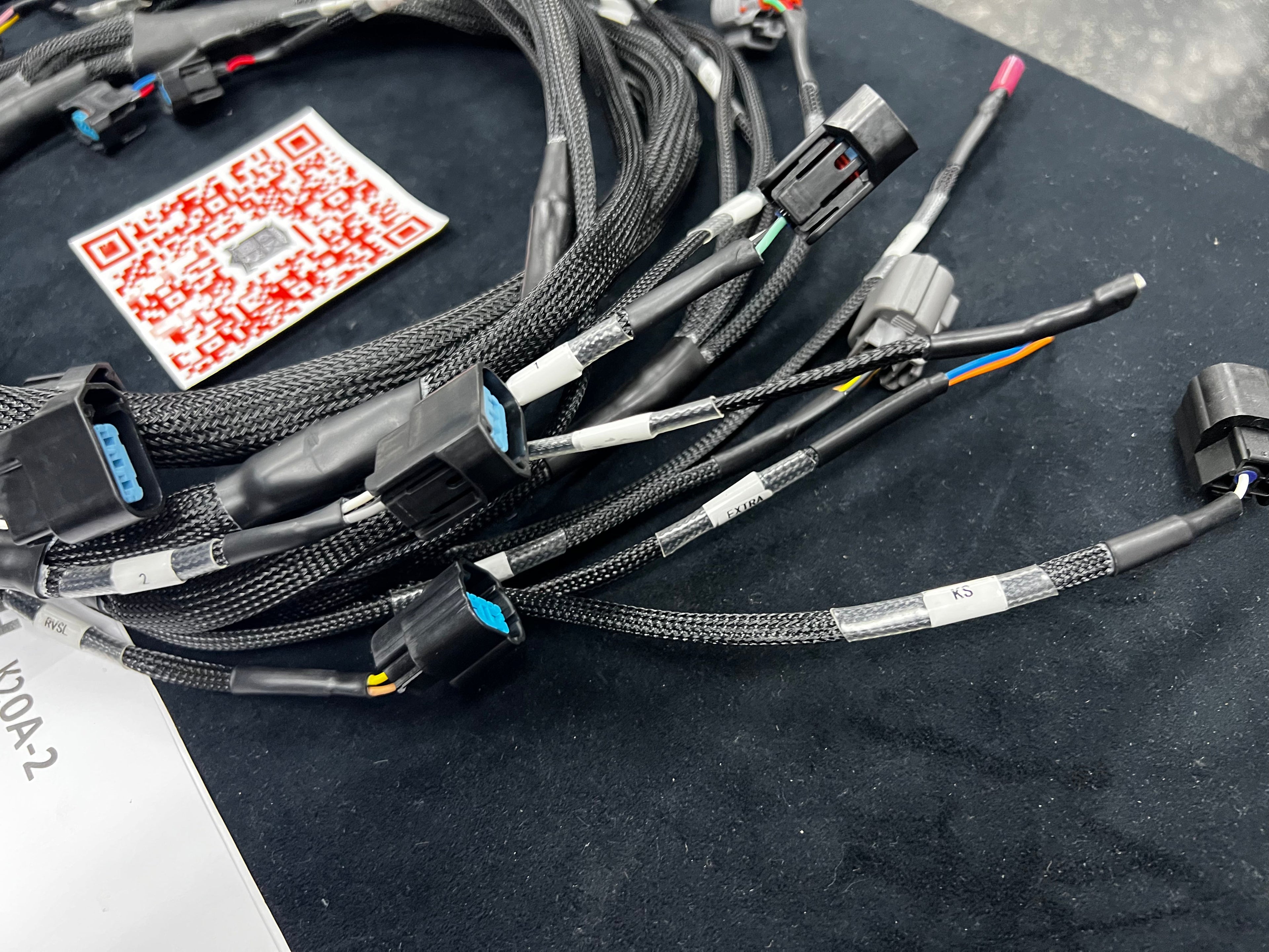 SPDZ1 OBD2 Budget Tucked K-Series Harness V2 K20 K24 Civic Integra DC2 EG EK (With Power Cord)