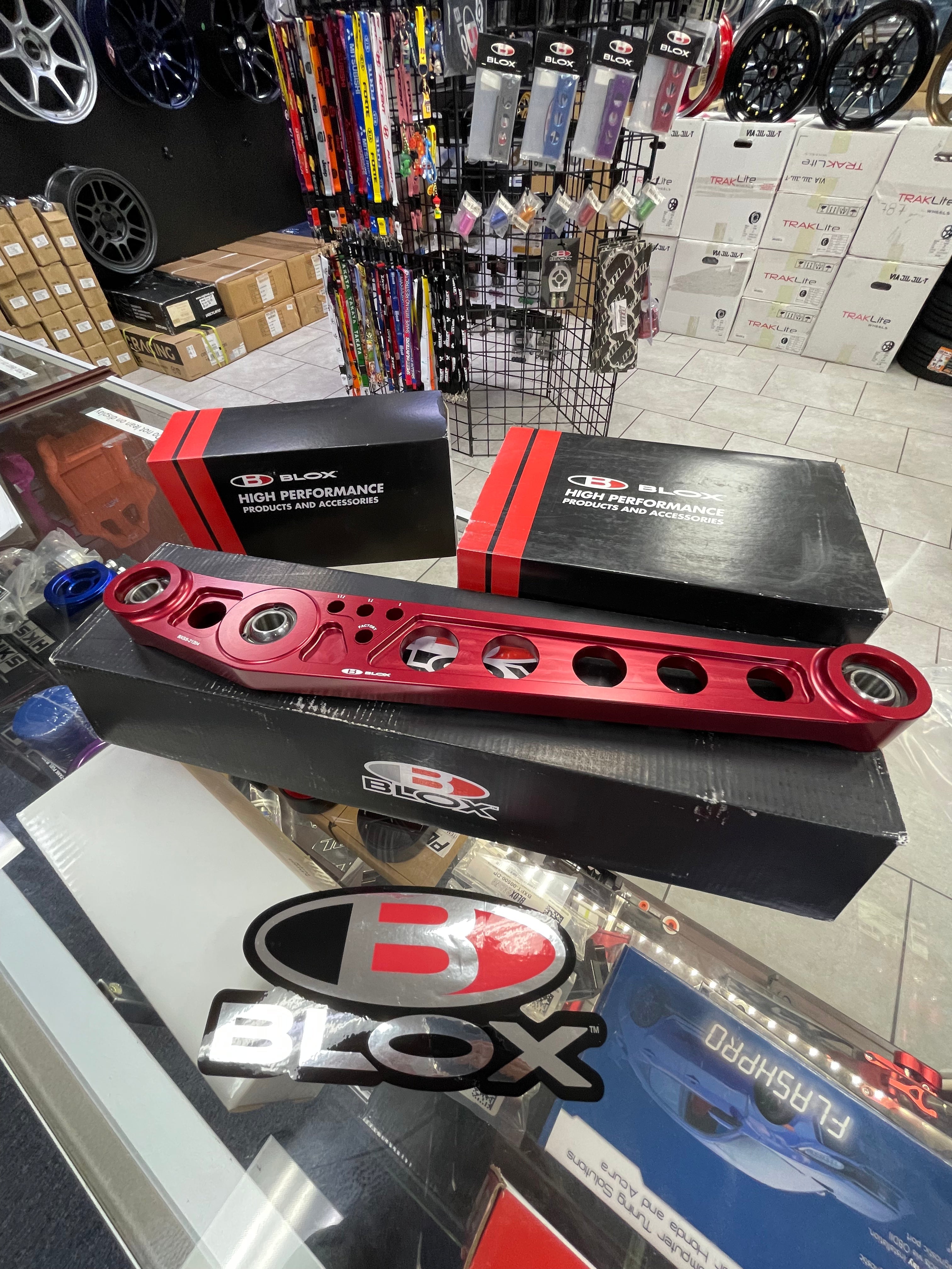 Blox Racing BXSS-22204-RD Billet LCA 1996-2000 Honda Civic EK - Red