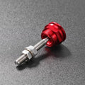 Nnr 22mm Push Button Bonnet Hood Pin Lock Clip Kit Quick Release Latch Red
