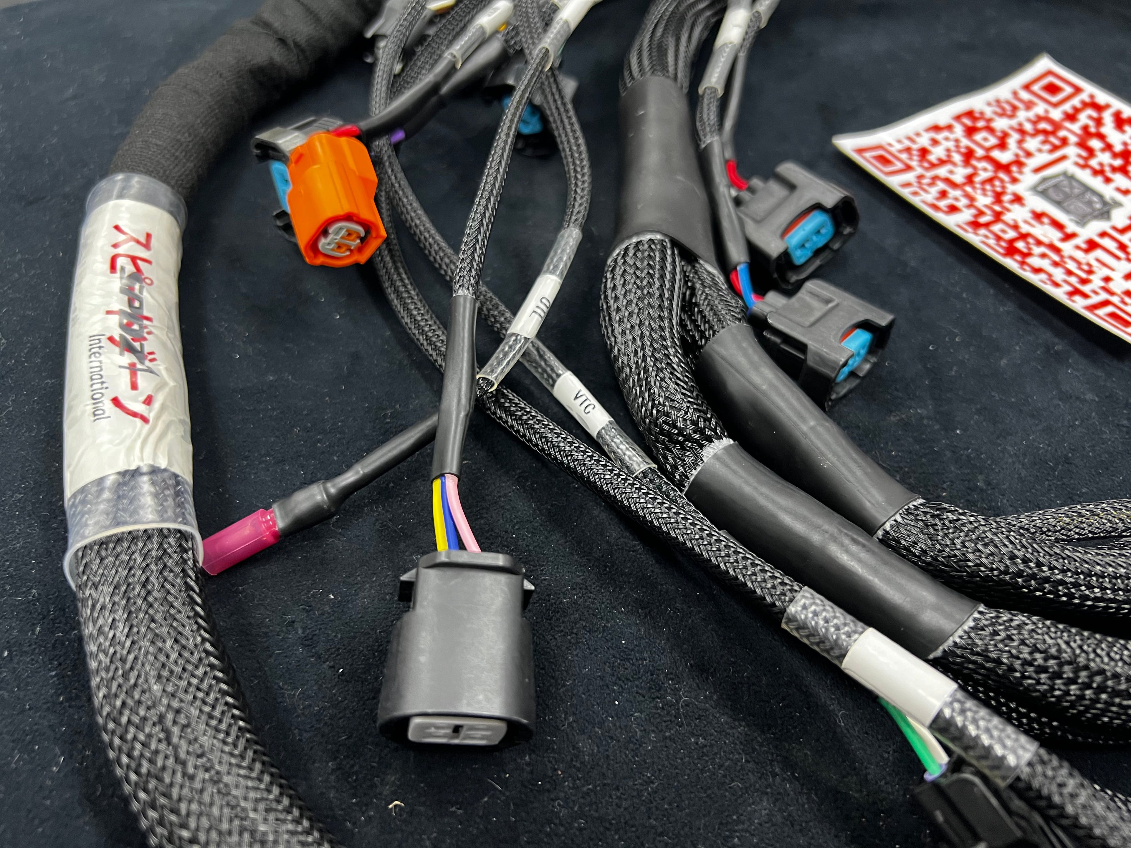 SPDZ1 OBD2 Budget Tucked K-Series Harness V2 K20 K24 Civic Integra DC2 EG EK (With Power Cord)