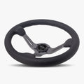 The Le Mans | Black Leather | Graphite Spoke | Black Stitch