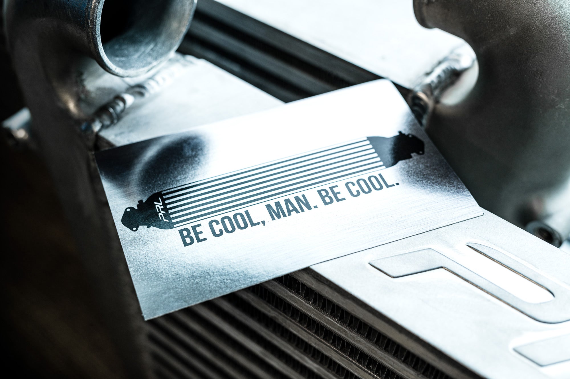 PRL Motorsports "Be Cool" Slap Sticker