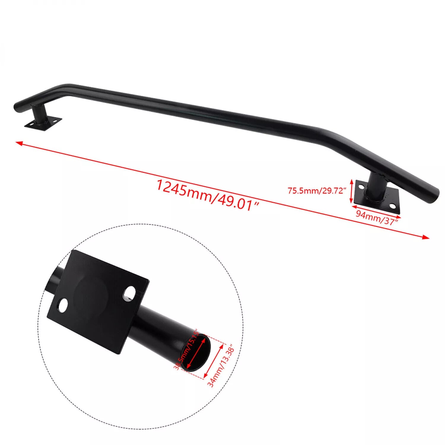 PLM Front Bumper Reinforcement Bash Crash Beam - Civic EG EK 92-00 DC5 RSX